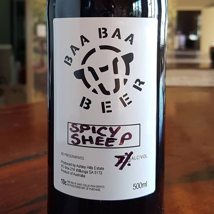 Bottle of Spicy Sheep chilli chocolate stout
